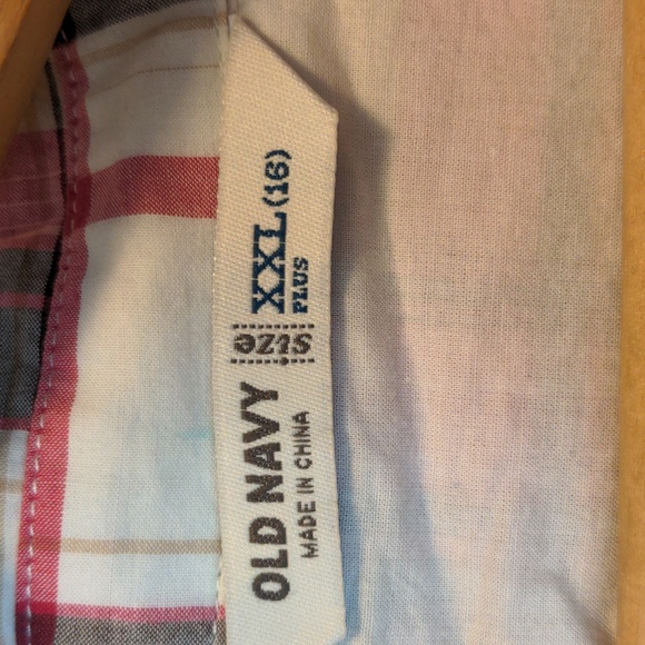 Old Navy Women's Size XXL 16 Plaid Ruffle Hem Shirt Dress New with Tags Flawed - Picture 6 of 12